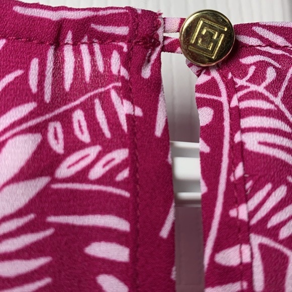 Lz Claiborne Womens V Neck short slee牛
Bouse
Rose Leaf Pattern Size XXL Comfy - Picture 9 of 12